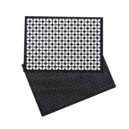 Breeze Block double - sided Woven Placemat - Black - set of 4 - Che Cose Belle