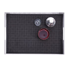 Breeze Block double - sided Woven Placemat - Black - set of 4 - Che Cose Belle