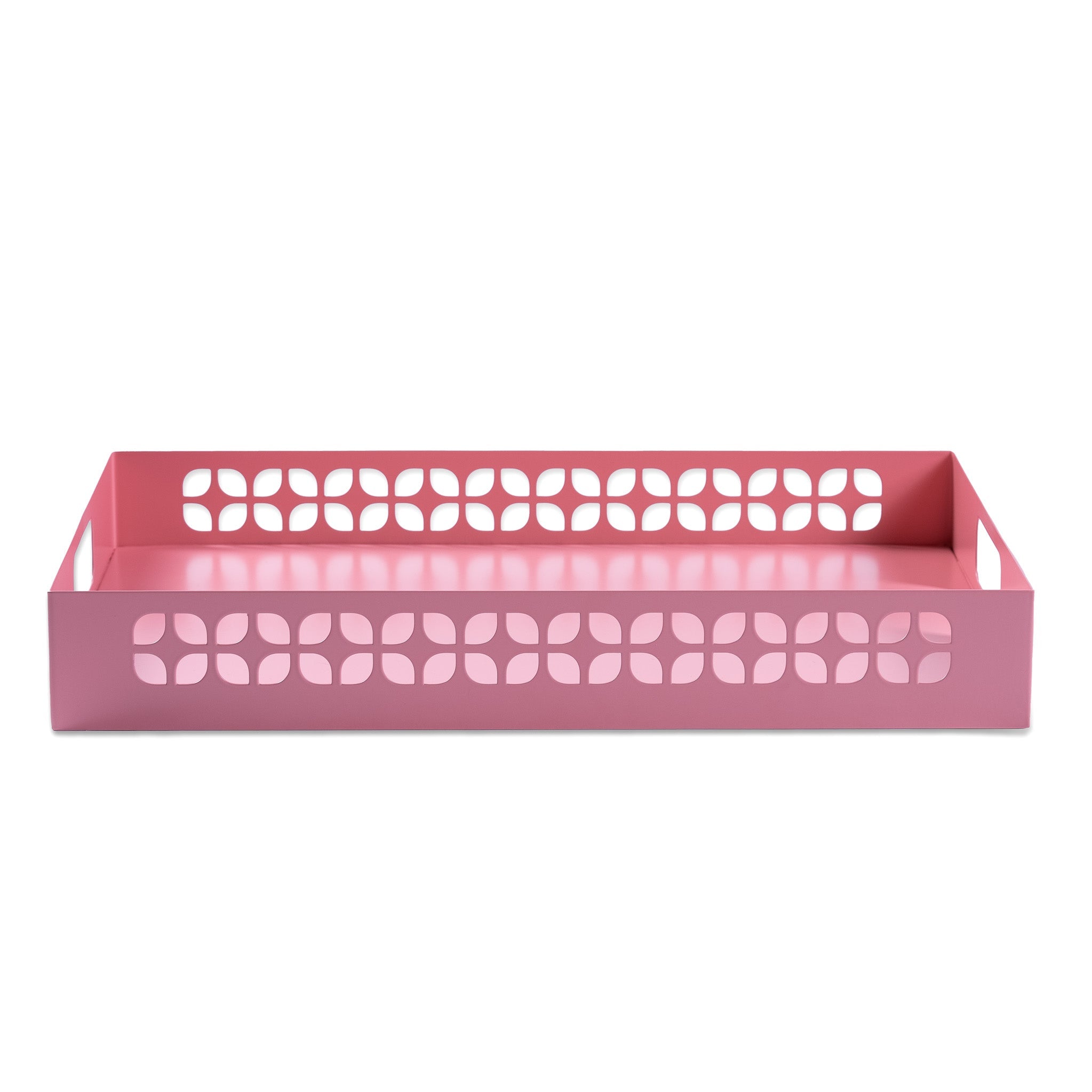 Breeze Block Metal Serving Tray Rectangular - Pink - Che Cose Belle