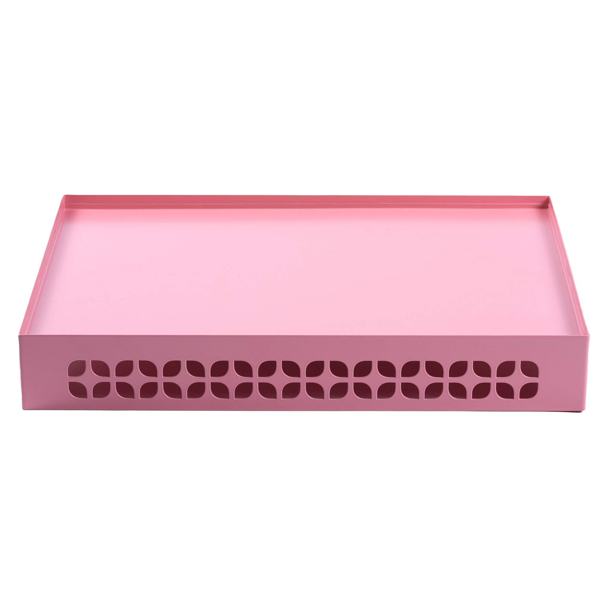 Breeze Block Metal Serving Tray Rectangular - Pink - Che Cose Belle