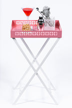 Breeze Block Metal Serving Tray Rectangular - Pink - Che Cose Belle