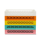 Breeze Block Metal Serving Tray Rectangular - Pink - Che Cose Belle