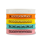 Breeze Block Metal Serving Tray Round - Pink - Che Cose Belle