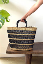 Breezy Tote - Natural & Black - Che Cose Belle