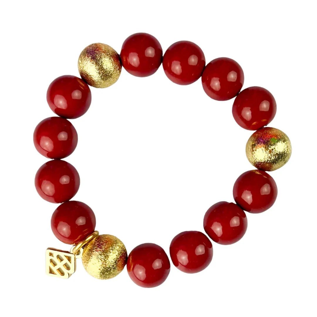 BRIANNA CANNON - Crimson Beaded Brianna Bracelet - Che Cose Belle