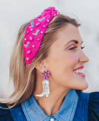 Brianna Cannon - Let's Go Girls Boot Earrings in Pink - Che Cose Belle