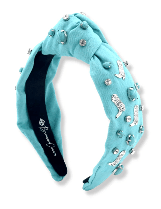 Brianna Cannon - Let's Go Girls Turquoise Boot Headband - Che Cose Belle