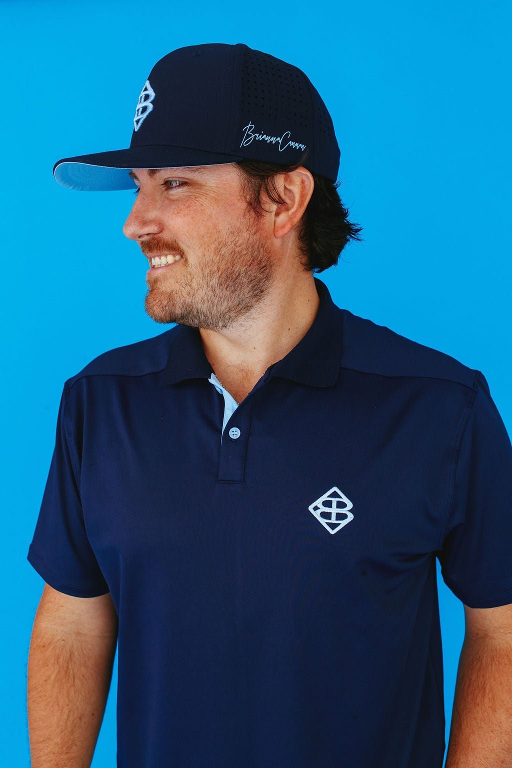Brianna Cannon - Navy BC Snapback Hat - Che Cose Belle