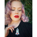 Bride of Frankenstomp Brooch by Lipstick & Chrome x Johanna Parker