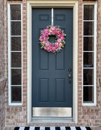 Bright Pink Peony Spring Wreath - Che Cose Belle