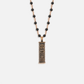 Brilliant Spirit - Matte Onyx Triple Protection Necklace - Che Cose Belle