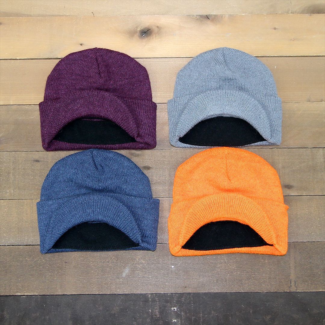 Brimmed Alpaca Knit Radar Mash Hat - Che Cose Belle