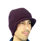 Brimmed Alpaca Knit Radar Mash Hat - Che Cose Belle