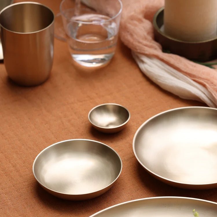 Bronze Kansa Dip Bowl, 1.5" - Set of 4 - Che Cose Belle