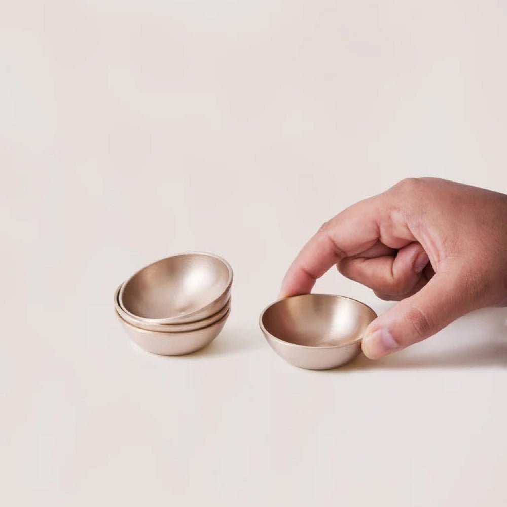 Bronze Kansa Dip Bowl, 1.5" - Set of 4 - Che Cose Belle