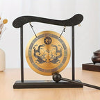 Bronze Meditation Gong with Wooden Frame and Mallet - Che Cose Belle