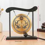 Bronze Meditation Gong with Wooden Frame and Mallet - Che Cose Belle