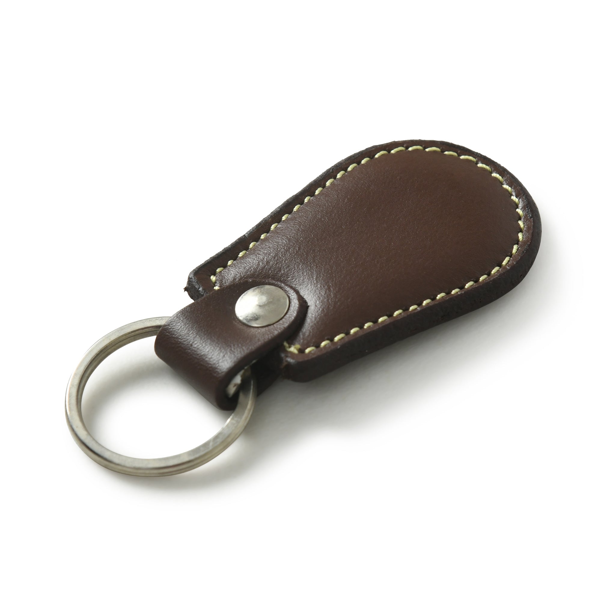 Brown Leather Keyring - Che Cose Belle