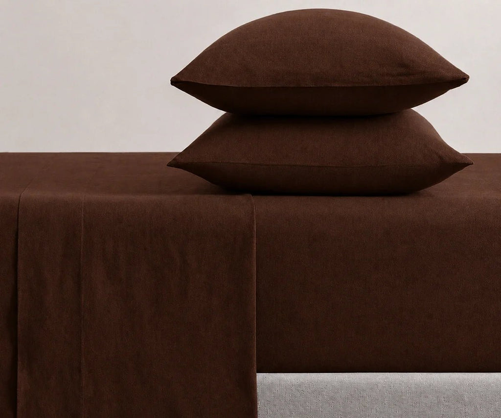 Brown Linen Sheet Set - Che Cose Belle