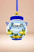 Bruno Cookie Jar Polish Glass Ornament - Che Cose Belle