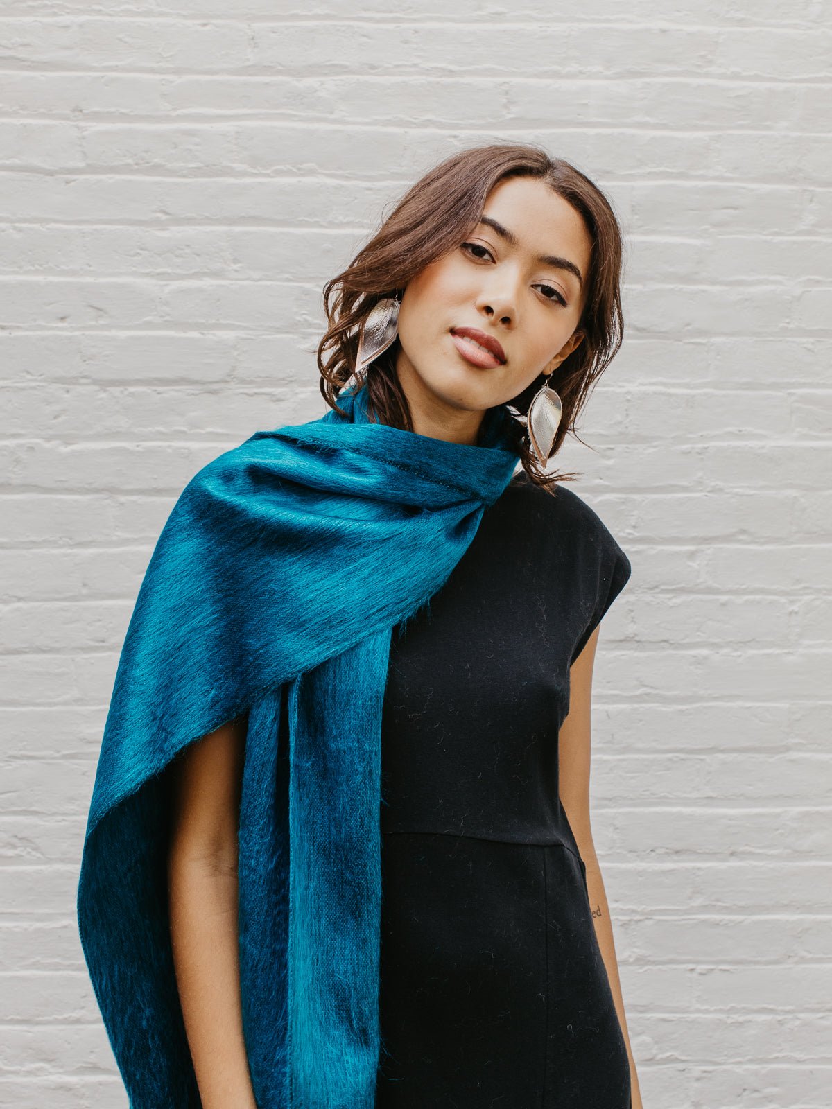 Brushed Alpaca Solid Scarf - Che Cose Belle