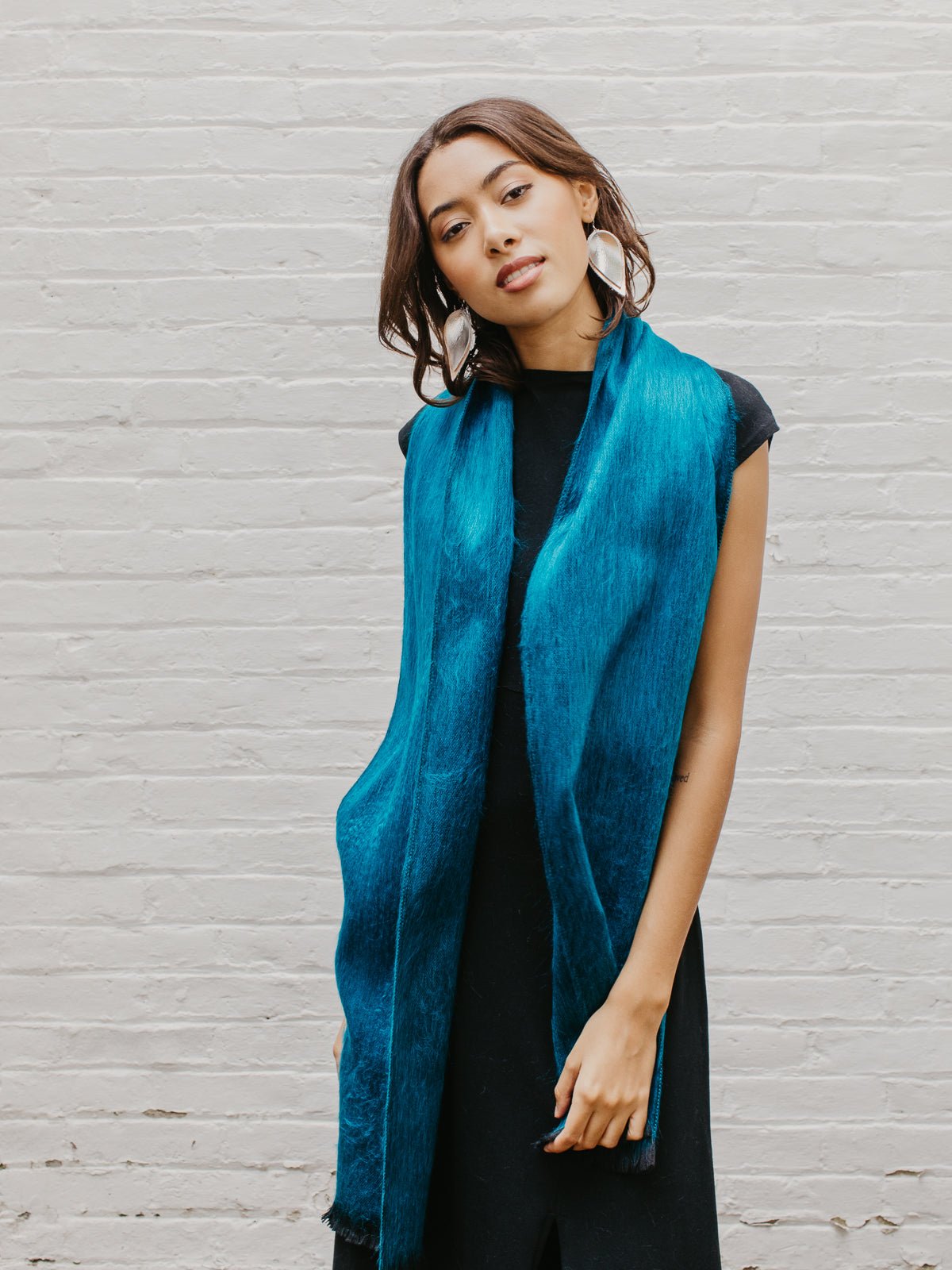Brushed Alpaca Solid Scarf - Che Cose Belle