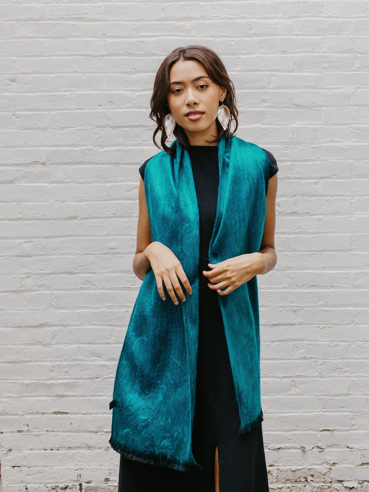 Brushed Alpaca Solid Scarf - Che Cose Belle