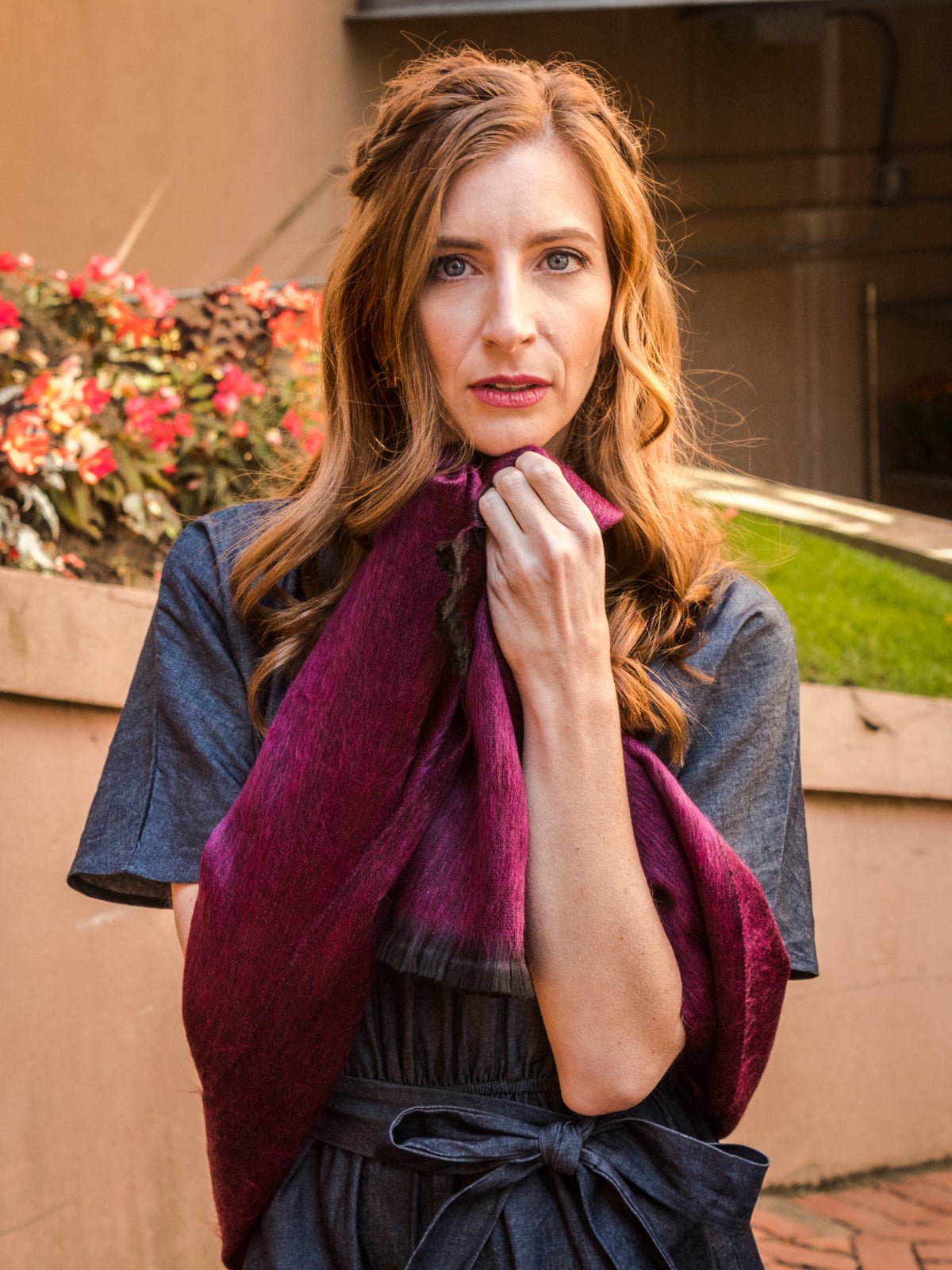 Brushed Alpaca Solid Scarf - Che Cose Belle