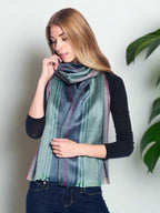 Brushed Alpaca Striped Scarf - Che Cose Belle