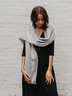 Brushed Alpaca Striped Scarf - Che Cose Belle
