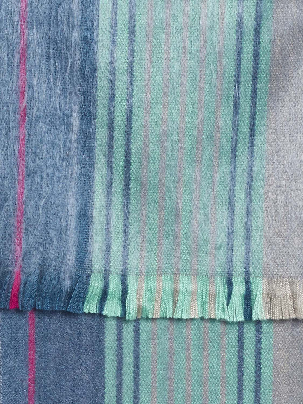 Brushed Alpaca Striped Scarf - Che Cose Belle