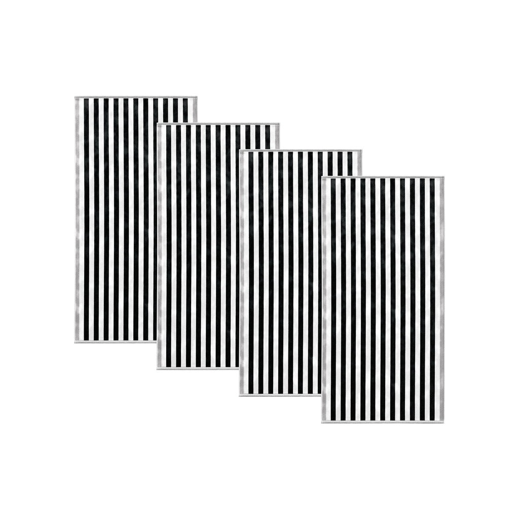 Oversized Striped Border Cabana Beach Towel - Santa Cruz