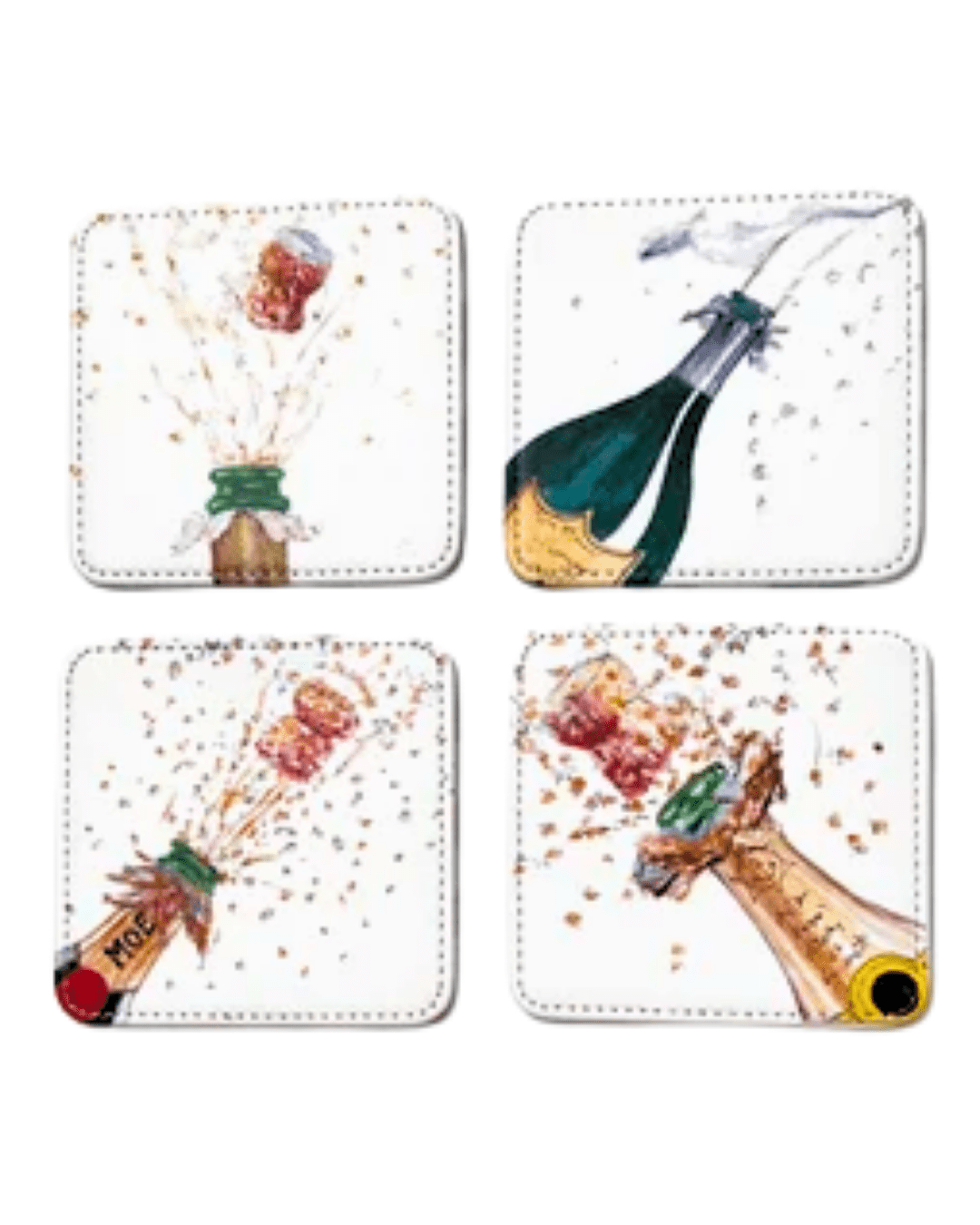 Bubbly Time Coasters Set of 4 - Che Cose Belle