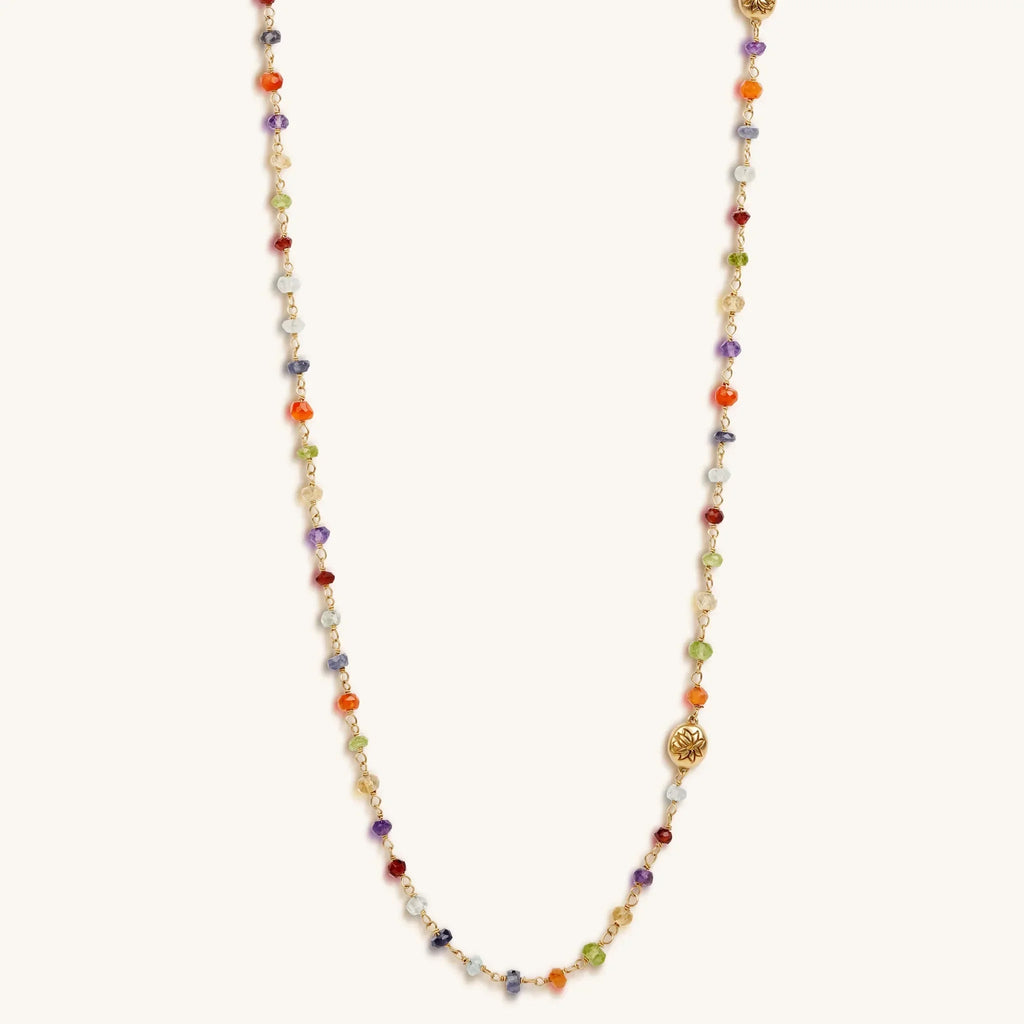 Budding Life - Lotus Multi Stone Chakra Wrap - Che Cose Belle