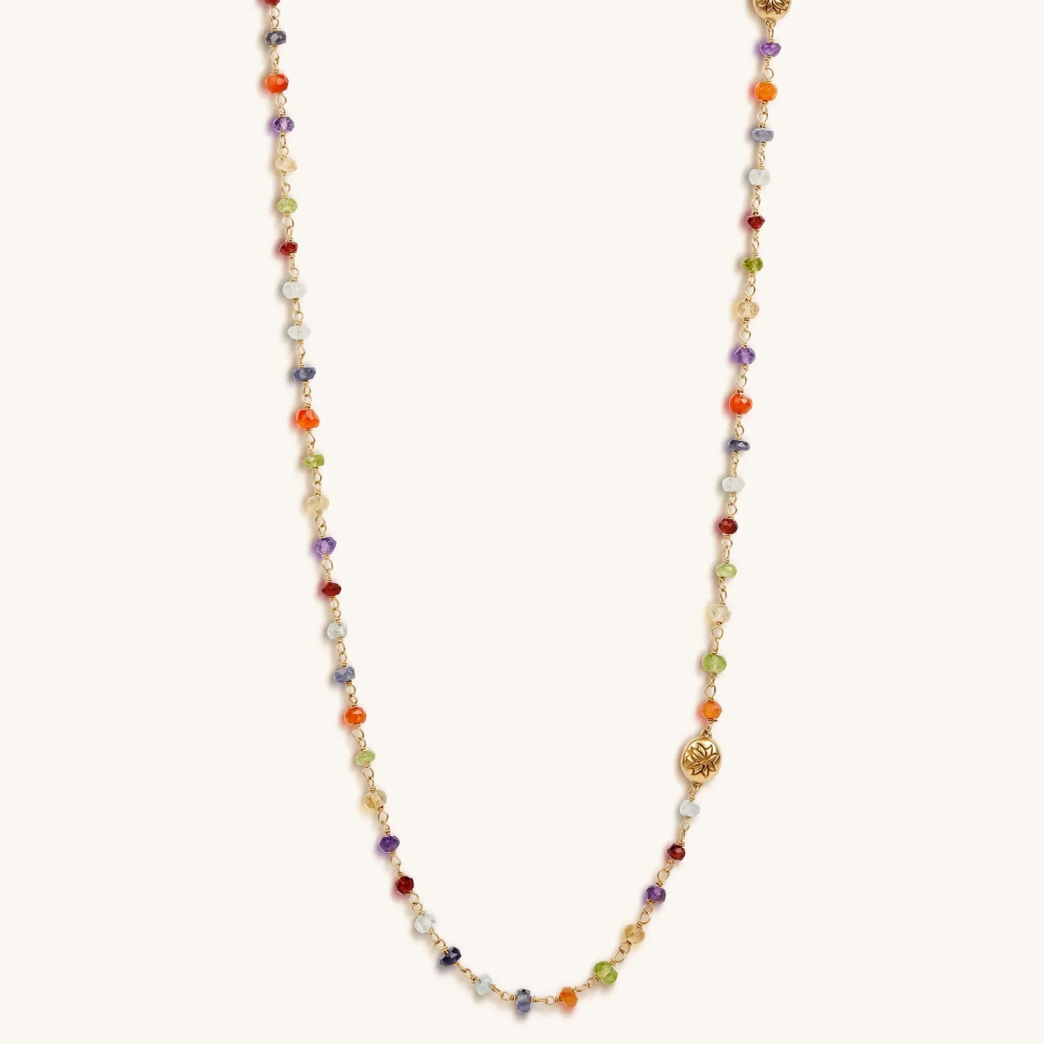 Budding Life - Lotus Multi Stone Chakra Wrap - Che Cose Belle