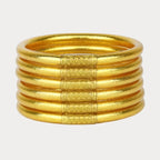 Budhagirl Gold All Weather Bangles® (Set of 6) - Serenity Prayer - Che Cose Belle