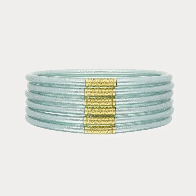 Budhagirl Mint Lumine All Weather Bangles® (Set of 6) - Che Cose Belle