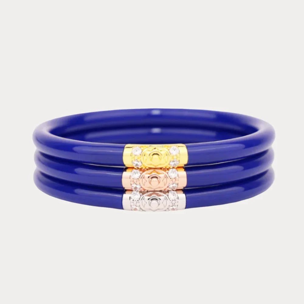 Budhagirl Three Kings All Weather Bangles® (AWB®) - Lapis - Che Cose Belle