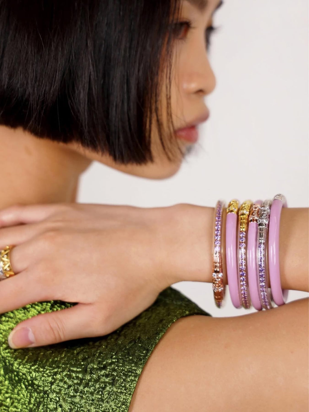 Budhagirl Three Kings All Weather Bangles® (AWB®) - Lilac - Che Cose Belle