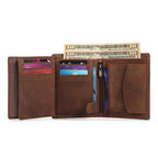 Buffalo Leather Men's Wallet - Vertical - Che Cose Belle