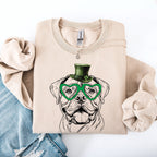 Bull Mastiff, Adorable Dog, St Patrick's Day, Lucky, Irish Sweatshirt - Che Cose Belle