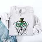 Bull Mastiff, Adorable Dog, St Patrick's Day, Lucky, Irish Sweatshirt - Che Cose Belle