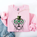 Bull Mastiff, Adorable Dog, St Patrick's Day, Lucky, Irish Sweatshirt - Che Cose Belle