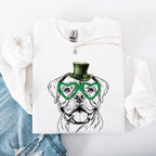 Bull Mastiff, Adorable Dog, St Patrick's Day, Lucky, Irish Sweatshirt - Che Cose Belle