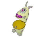 Bunny in the Easter Egg Metal Trinket Box Figurine - Che Cose Belle