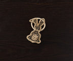 Bunny Napkin Ring – 3.5” Handwoven Iraca Palm – Artisan Spring Table Decor from Peru - Che Cose Belle