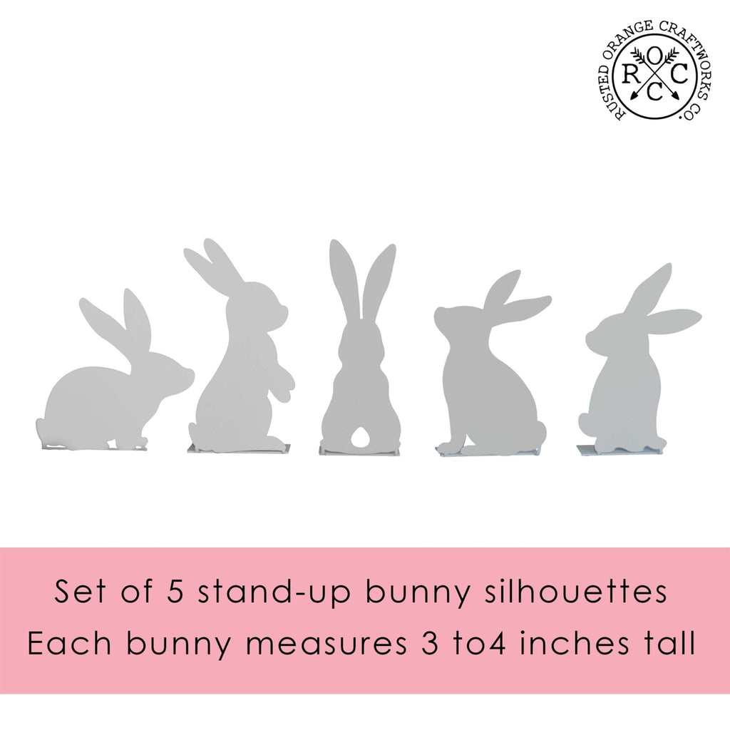 Bunny Poses Mini Silhouette Set - Adorable Stand - Up Bunny Set – Perfect for Easter & Spring! - Che Cose Belle