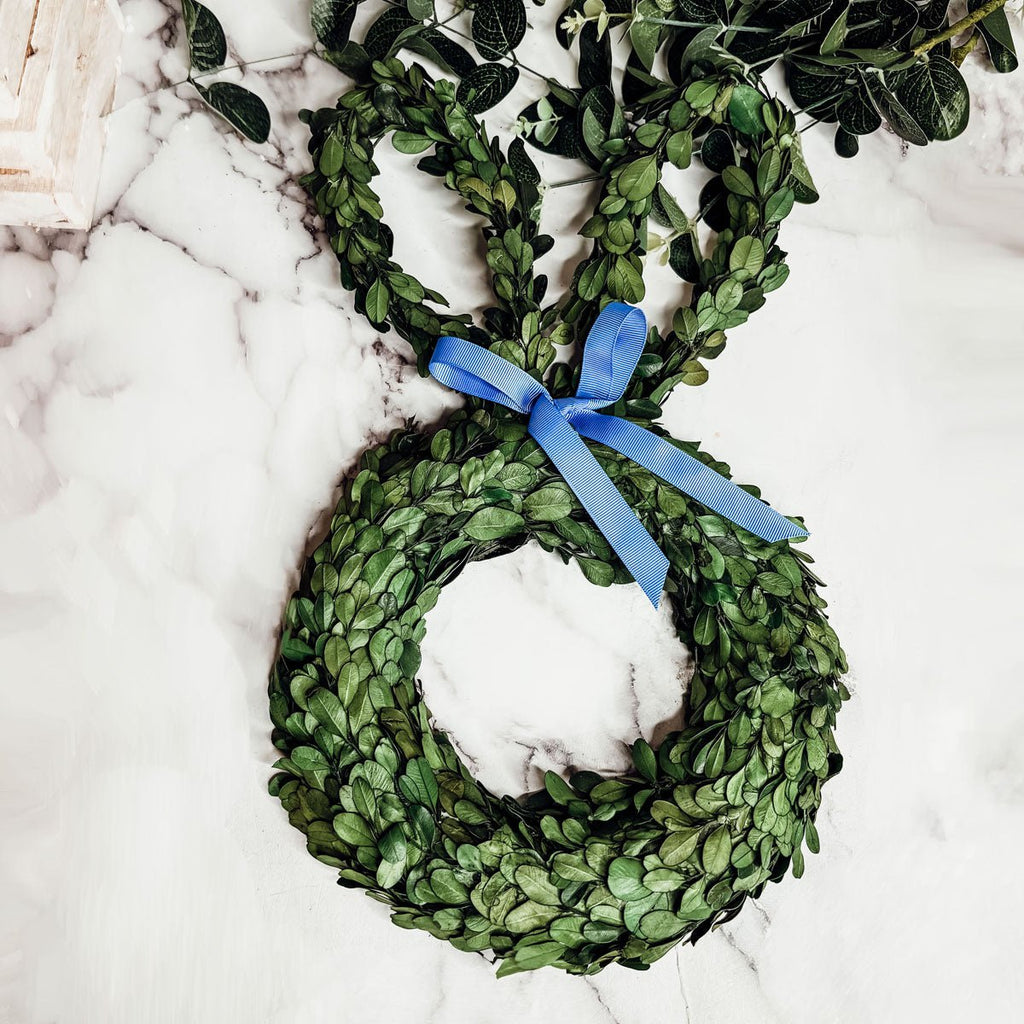 Bunny Wreath Boxwood - Che Cose Belle
