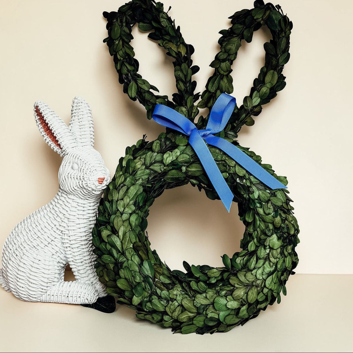 Bunny Wreath Boxwood - Che Cose Belle
