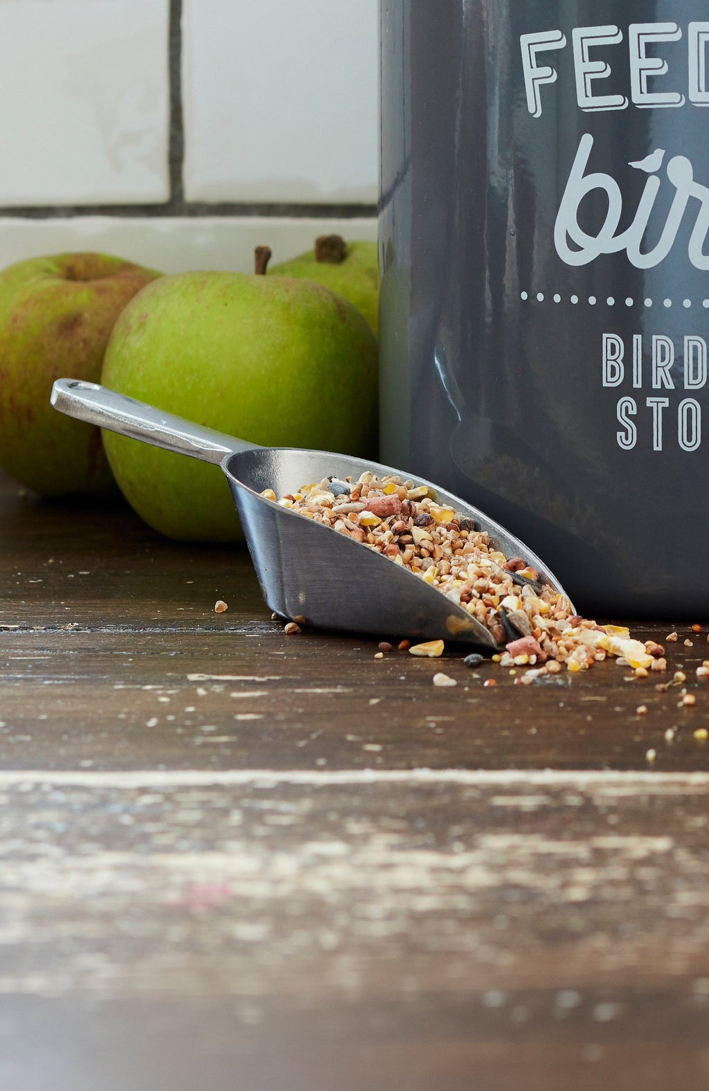 Burgon & Ball® Feed the Birds Tin, Charcoal - Che Cose Belle